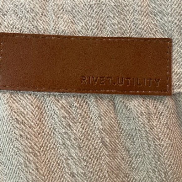 Rivet Utility “Bigwig” jumpsuit, linen, Size Small - Picture 11 of 11